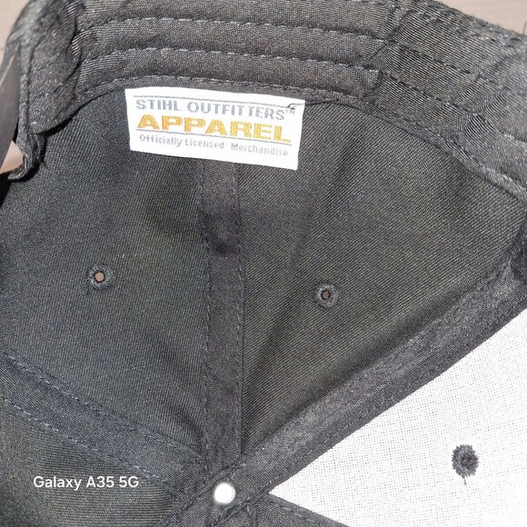 Stihl Black Baseball Cap Adjustable - Picture 4 of 5